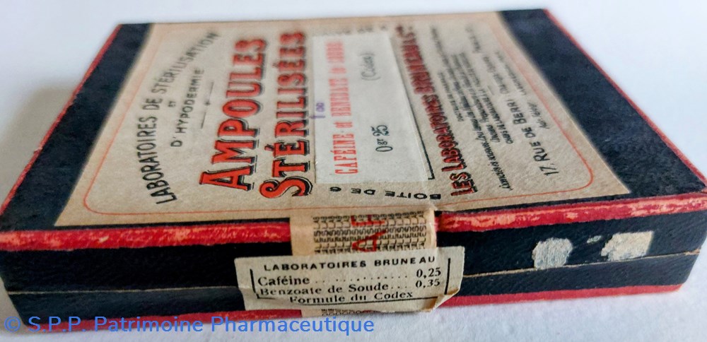 CAFÉINE et BENZOATE de SOUDE (Ampoules) 3 science cafeine et benzoate de soude ampoules