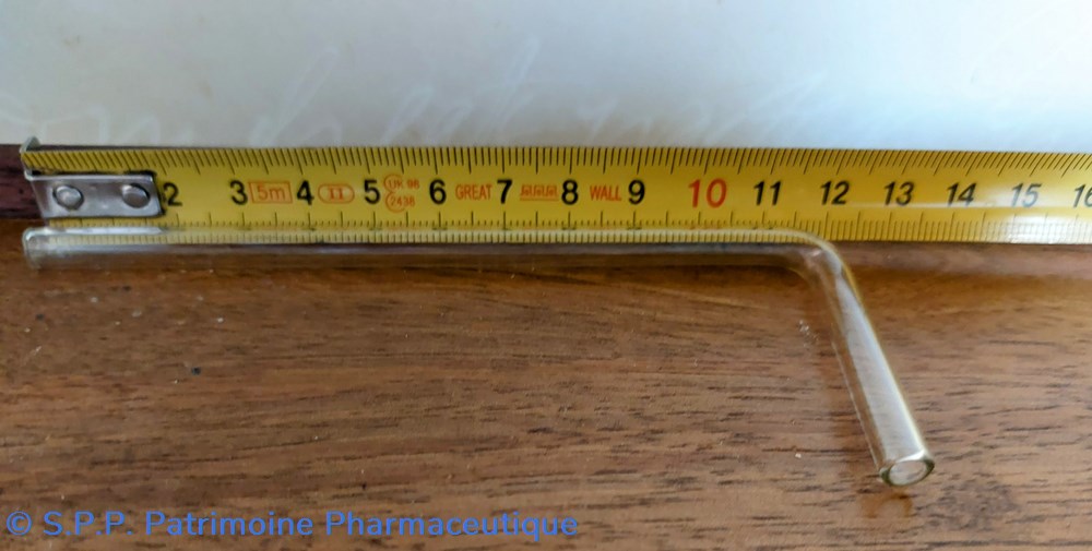 Paille de laboratoire / tube coudé en verre 5 science pharmacie paille de laboratoire tube coude en verre