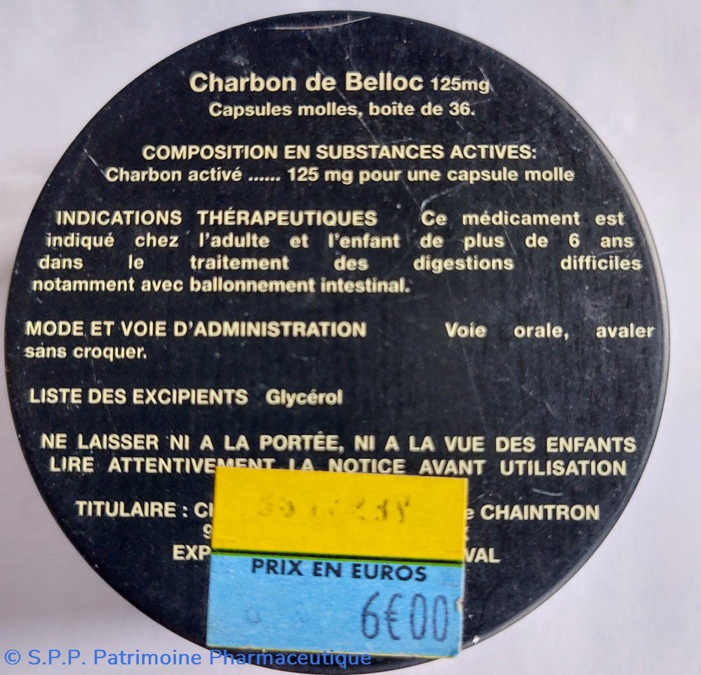 science pharmacie charbon de belloc 125 mg 36 capsules