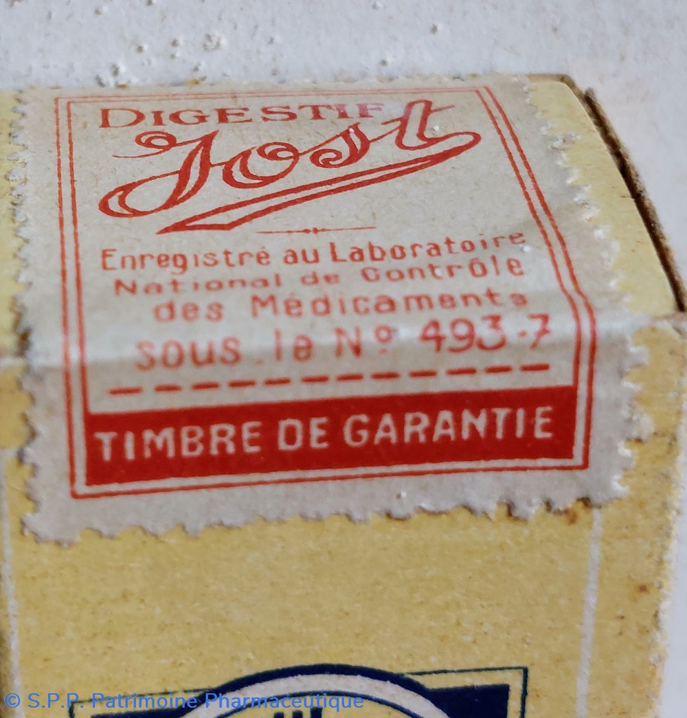 DIGESTIF JOST Petit modèle 12 Cachets 5 science pharmacie digestif jost petit modele 12 cachets