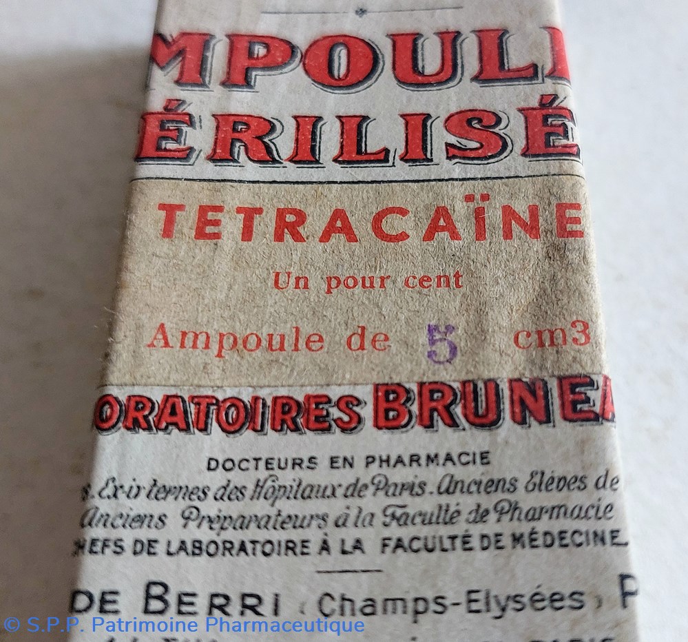 science pharmacie tetracaine ampoules non injectable