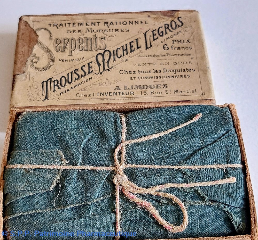 science trousse morsures de serpents m legros