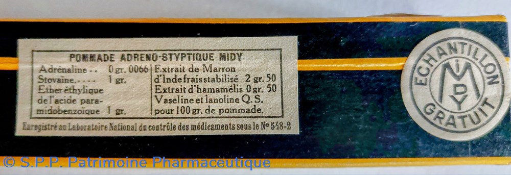 science pommade adreno styptique hemorroides