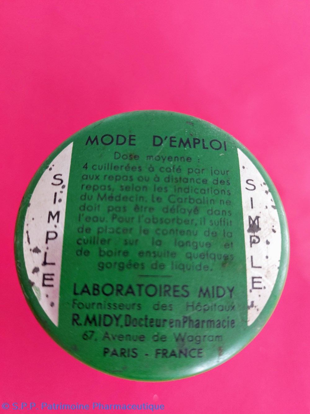 science pharmacie carbolin laboratoires midy