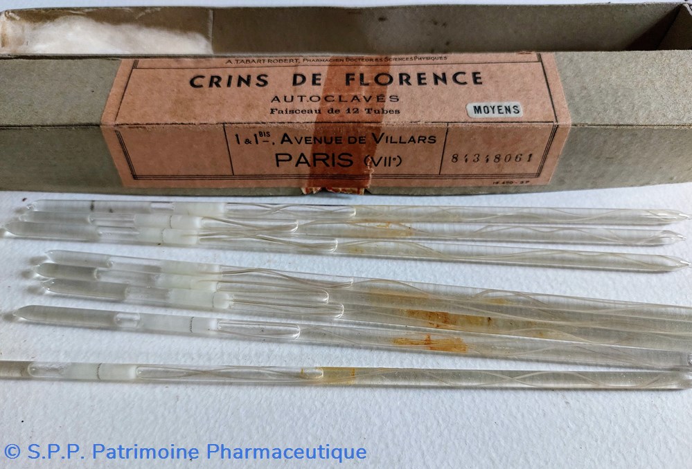 Crins de Florence Autoclavés moyens science pharmacie crins de florence autoclaves moyens