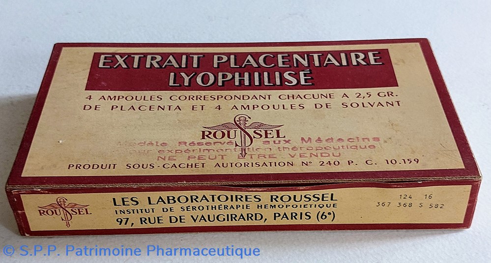 EXTRAIT PLACENTAIRE LYOPHILISÉ 4 Ampoules 6 science pharmacie extrait placentaire lyophilise 4 ampoules