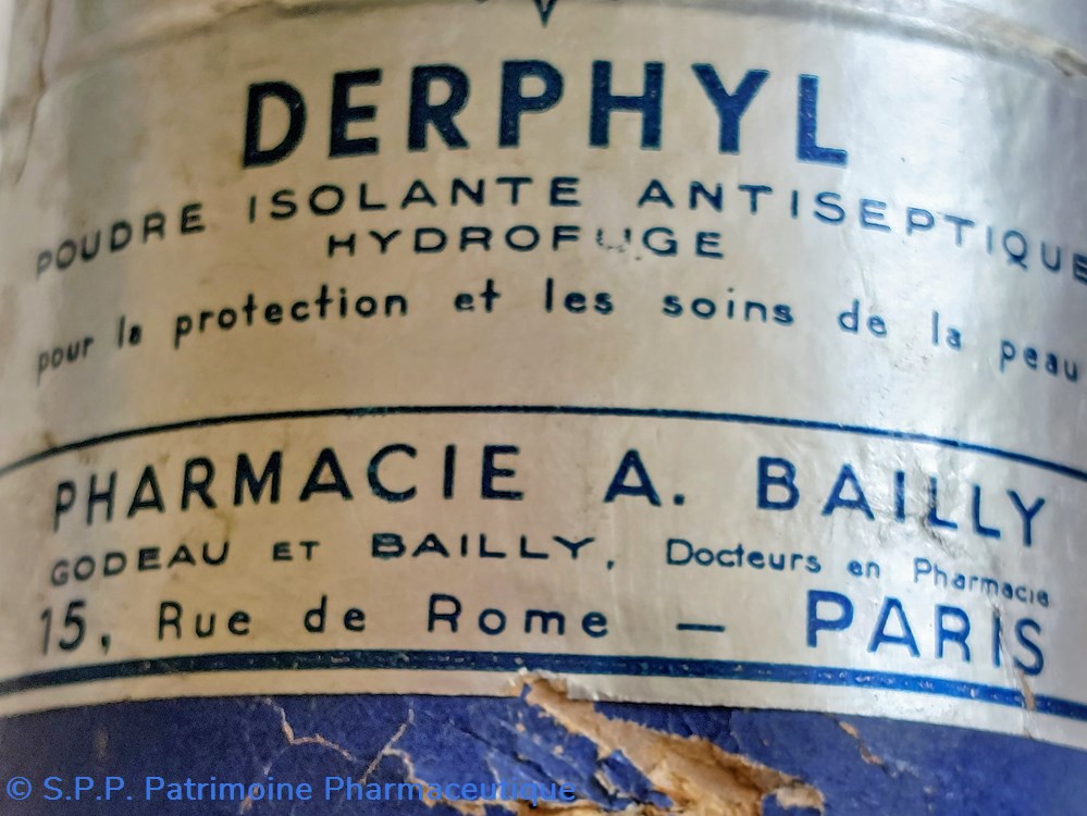 DERPHYL Poudre Soins de peau BAILLY 5 science pharmacie derphyl poudre soins de peau bailly