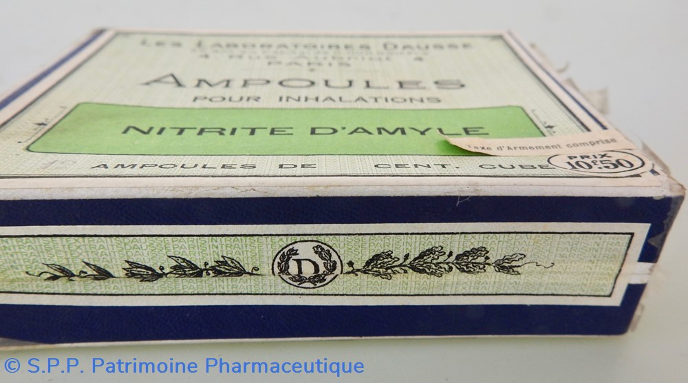 NITRITE D'AMYLE Ampoules 2 science pharmacie nitrite amyle ampoules