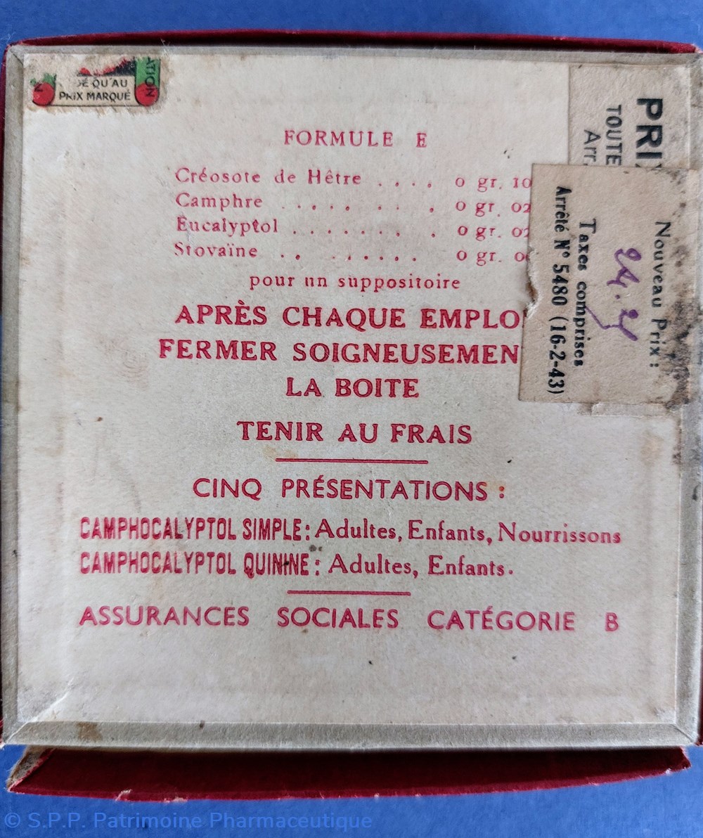 science pharmacie camphocalyptol suppositoires enfant