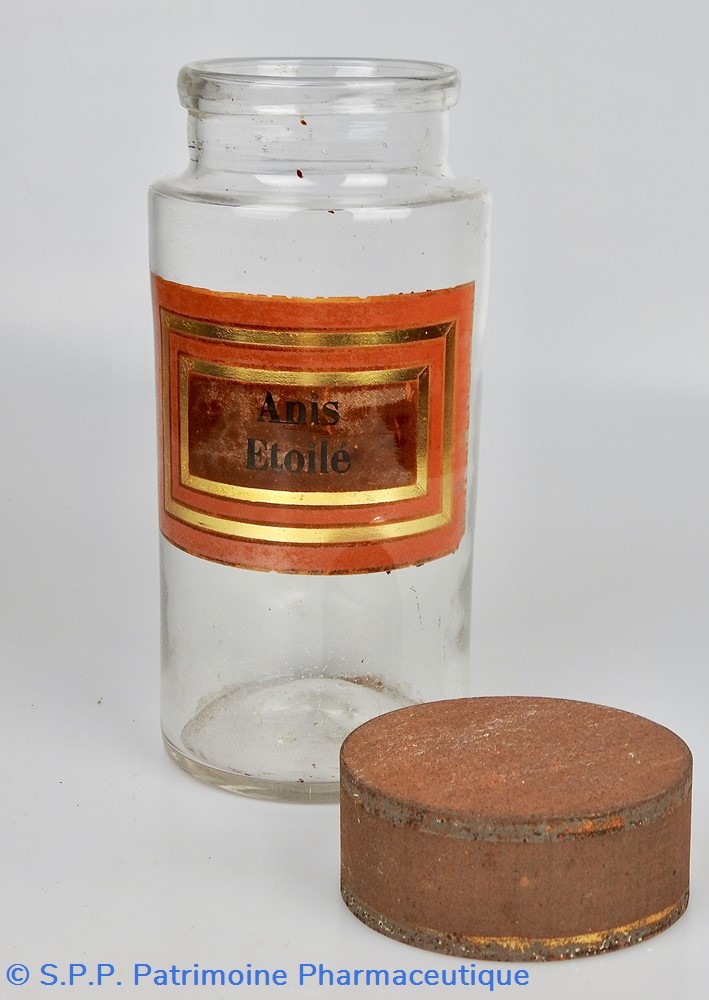Flacon en verre Herboristerie grand modèle Pharmacie RAVASSE 3 science flacon en verre herboristerie grand modele pharmacie ravasse