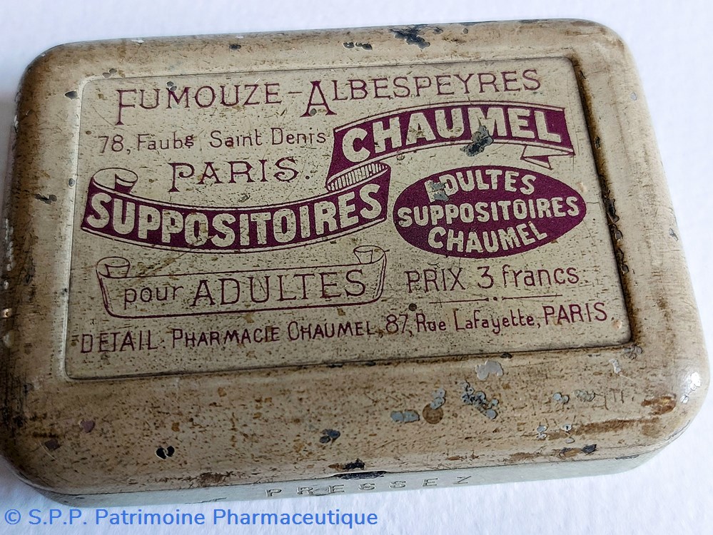 CHAUMEL (Suppositoires) science chaumel suppositoires