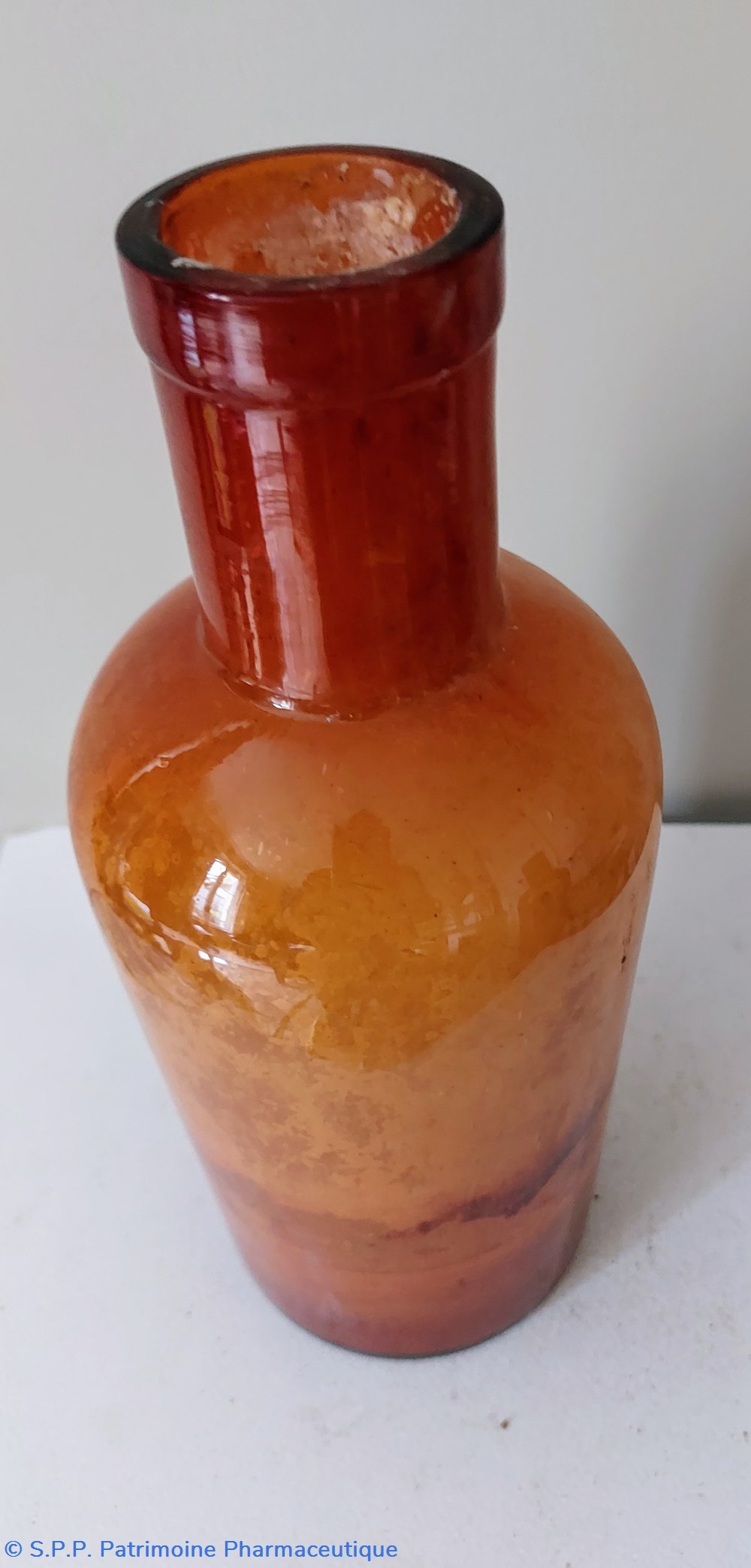 science pharmacie flacon 30 cm en verre ambre