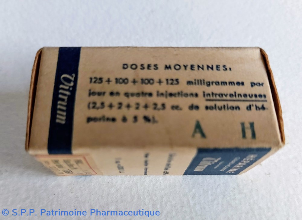 HÉPARINE VITRUM 5 science pharmacie heparine vitrum