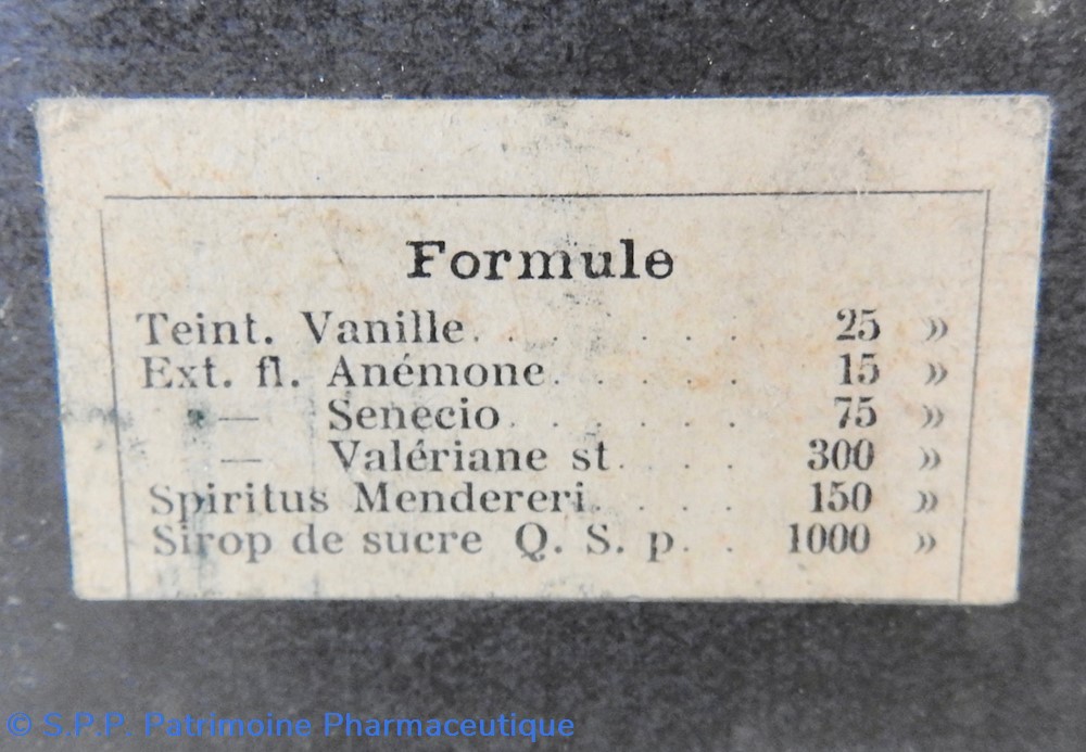 Élixir de SÉNEÇON Composé 4 science pharmacie elixir de senecon compose