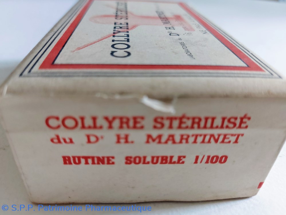 COLLYRE MARTINET RUTINE SOLUBLE 1/100 5 science pharmacie collyre martinet rutine soluble 1 100