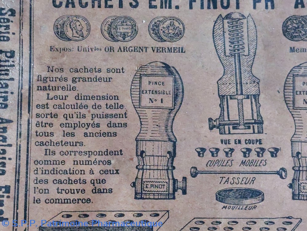 CACHETS EM. FINOT n° 00 Boite de 1000 ( 2) 3 science pharmacie cachets em finot n 00 boite de 1000 2