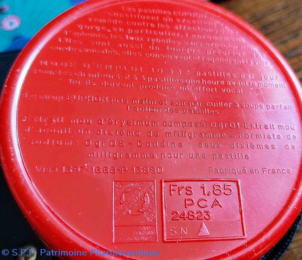 EUPHON ( Pastilles) 6 science euphon pastilles