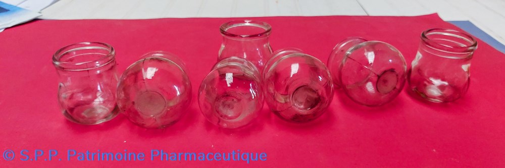 Ventouses en verre / lot de 7 5 science pharmacie ventouses en verre lot de 7