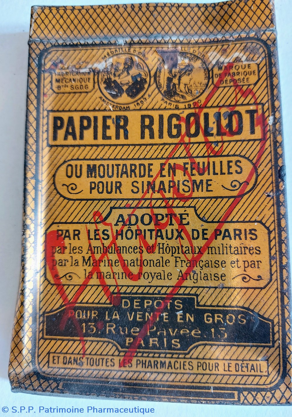 PAPIER RIGOLLOT ( Moutarde en feuilles) science papier rigollot moutarde en feuilles