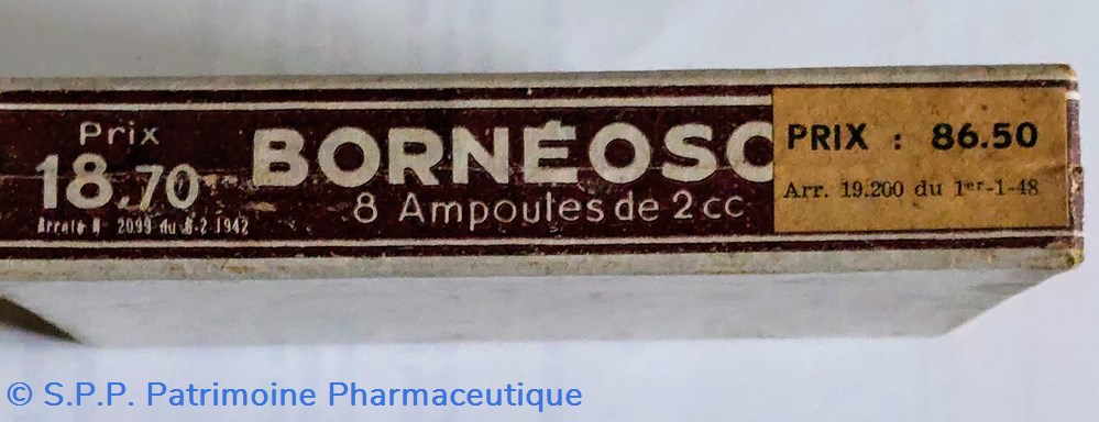 BORNÉOSOL ( Ampoules) 3 science borneosol ampoules