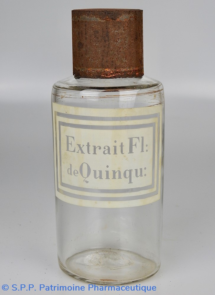 science flacon en verre petit modele etiquette blanche pharmacie ravasse