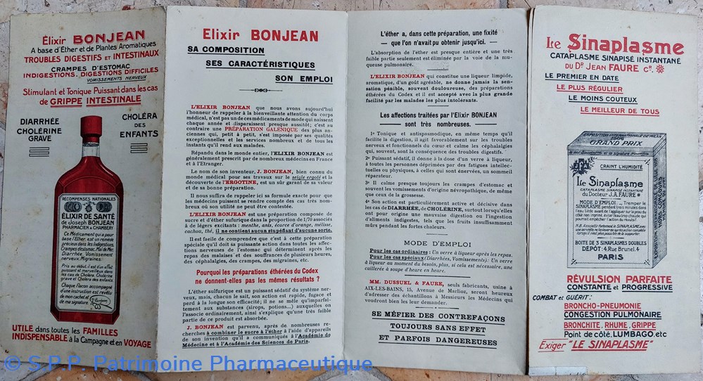 documents anciens depliant des stations thermales