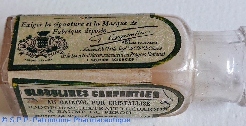 GLOBULINES CARPENTIER 5 science pharmacie globulines carpentier