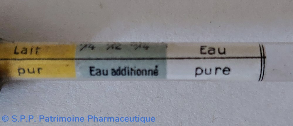 Lactomètre de ménage 15 °C. / DRGM 3 science pharmacie lactometre de menage 15 c drgm
