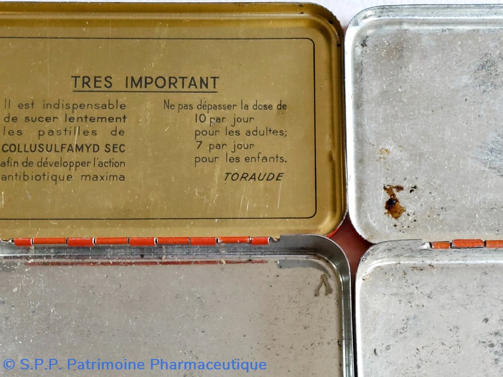 COLLUSULFAMYD SEC / Tablettes Toraude 6 science pharmacie collusulfamyd sec tablettes toraude