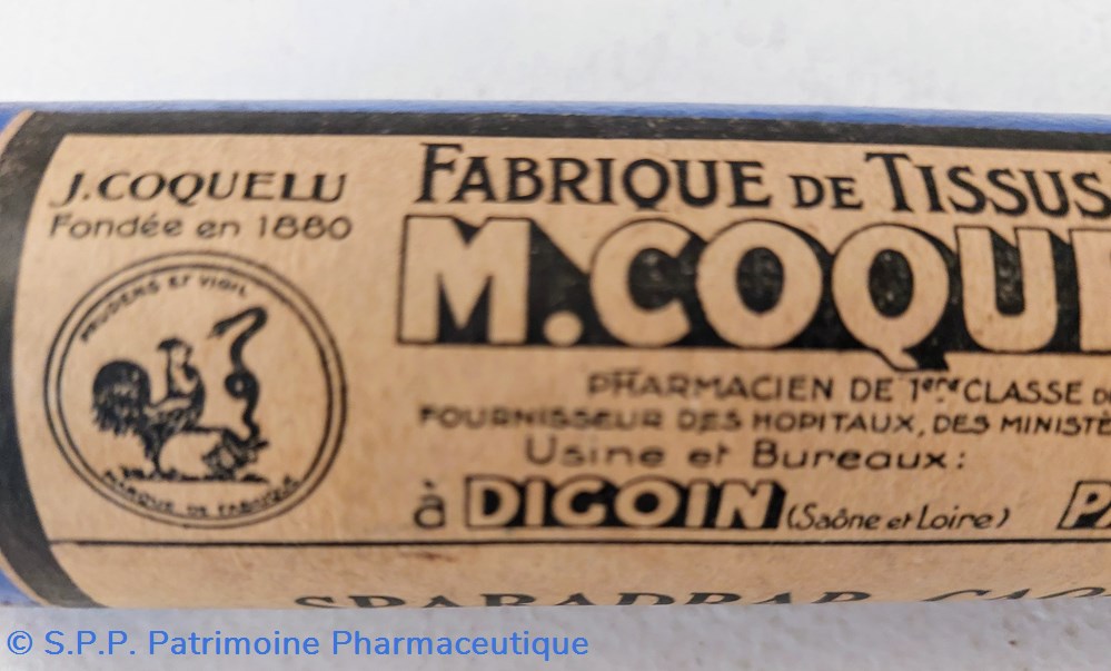 Sparadrap caoutchouté de Poix de Bourgogne / M.Coquelu ( tube bleu) 5 science sparadrap caoutchoute de poix de bourgogne m coquelu tube bleu