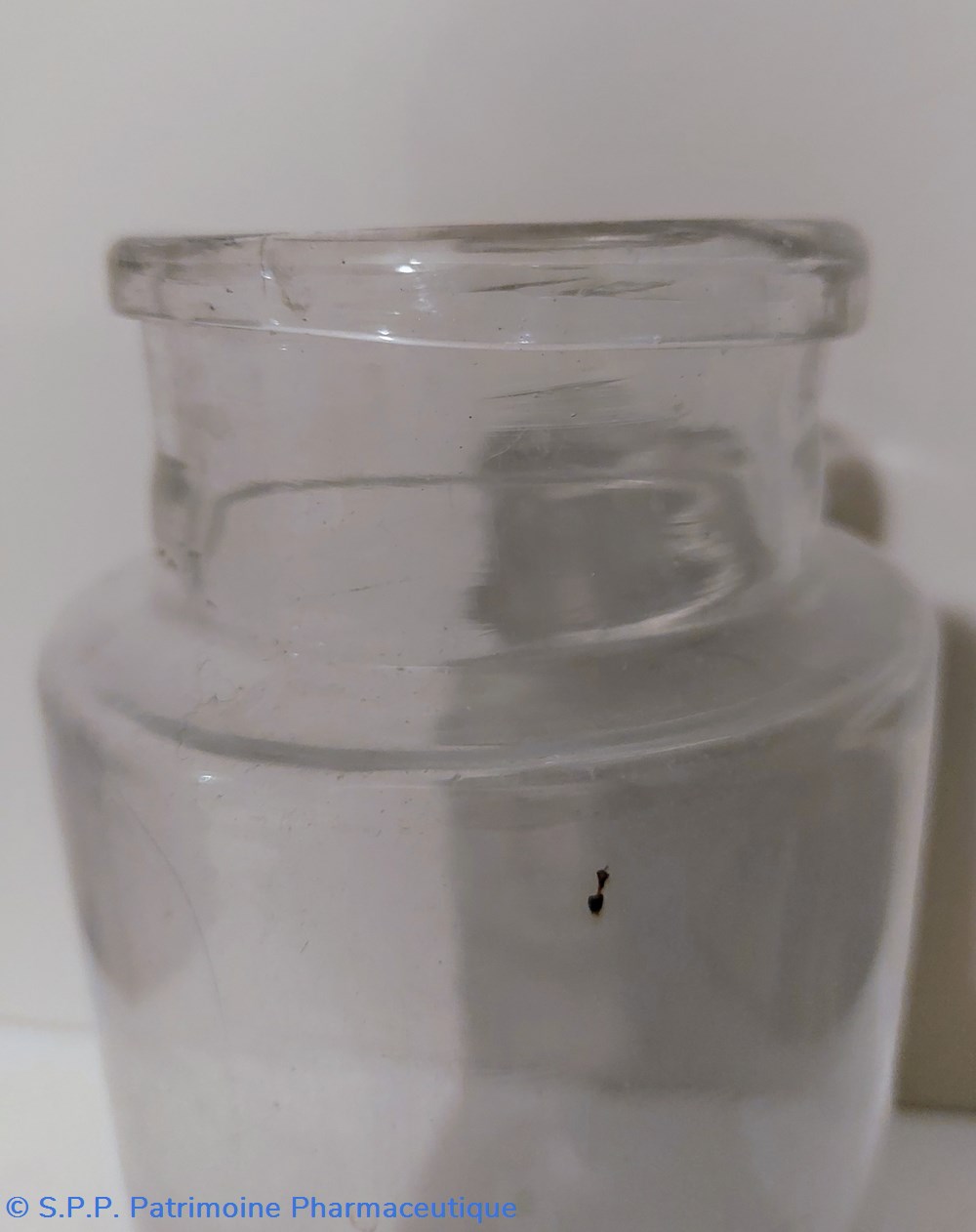 science pot de pharmacie 21 cm verre blanc