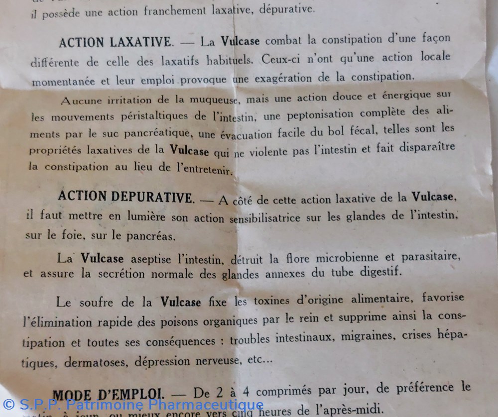 science pharmacie vulcase depuratif dragees lab p brisson