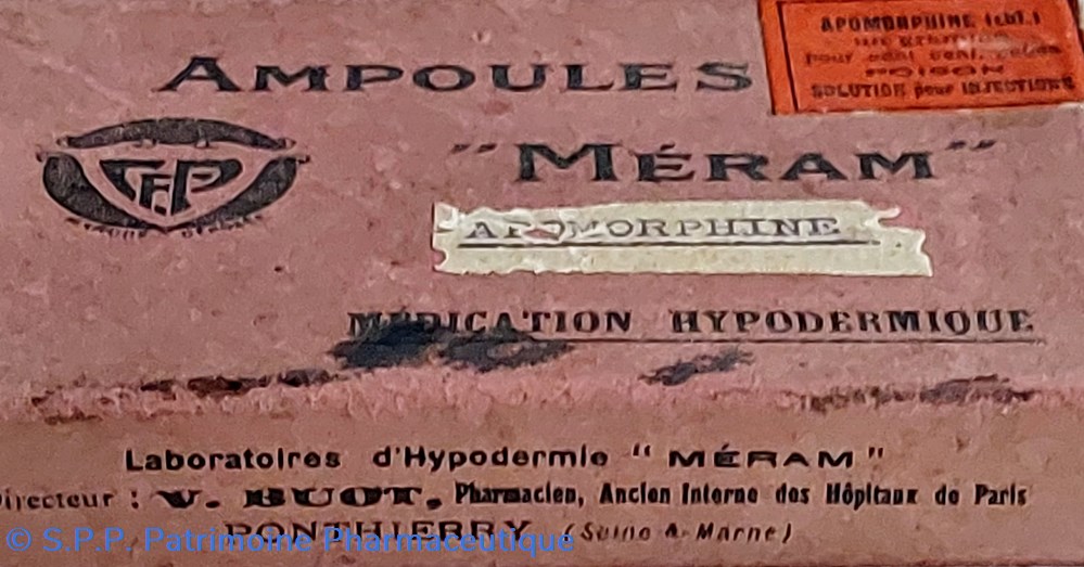 APOMORPHINE Ampoules MERAM 5 science pharmacie apomorphine ampoules meram