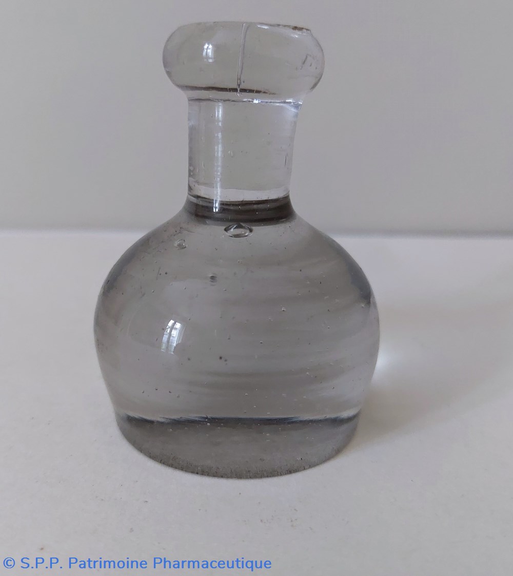 science pharmacie pilon en verre incolore hauteur 6 5 cm
