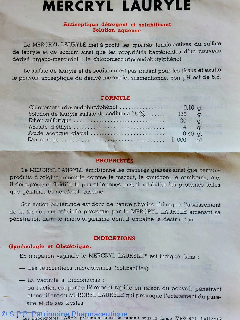 MERCRYL LAURYLÉ LABAZ 6 science pharmacie mercryl lauryle labaz