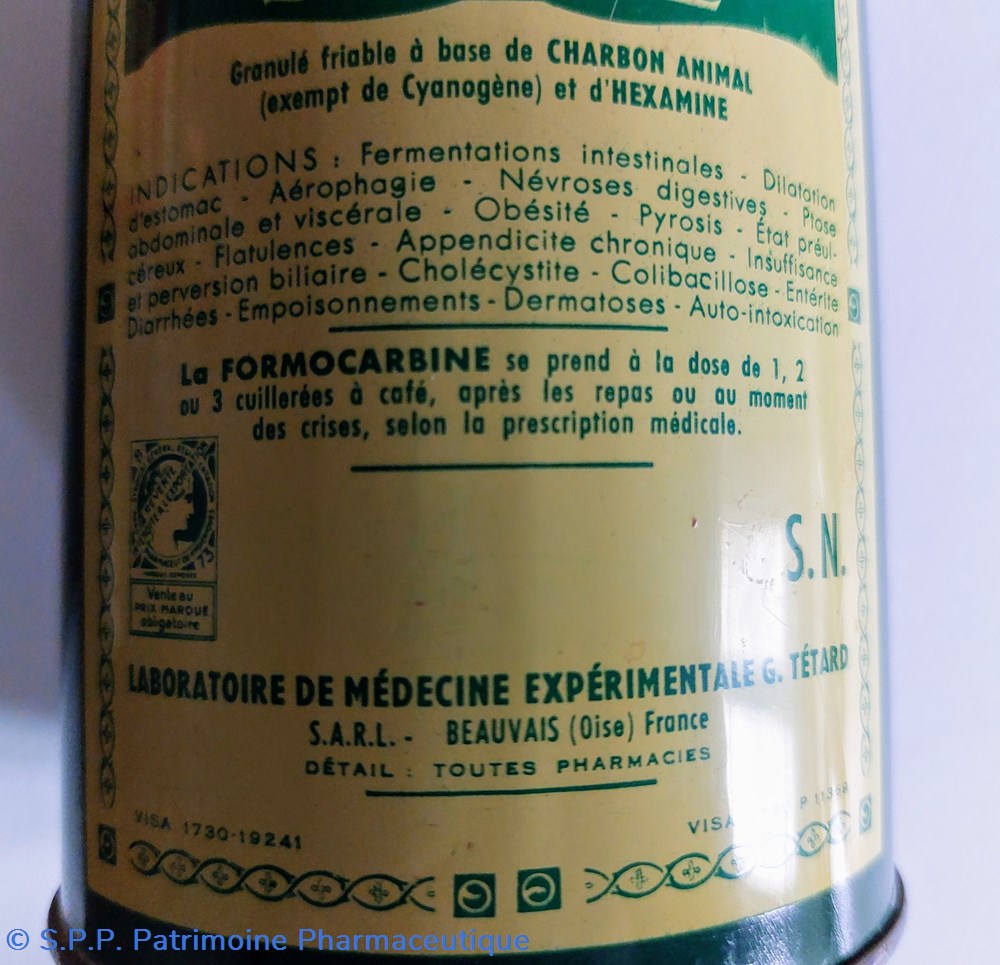 FORMOCARBINE SIMPLE ( granulés) 4 science formocarbine simple granules