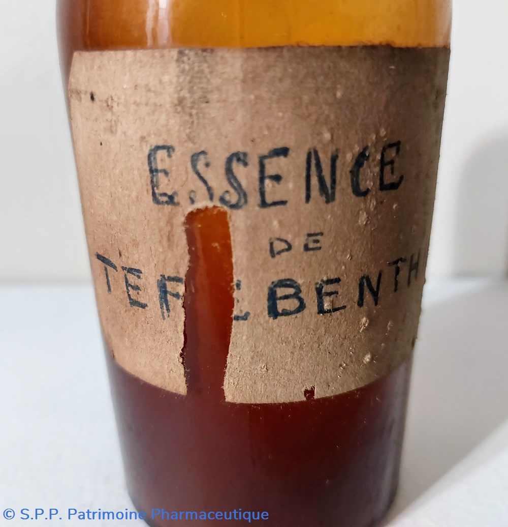 science pharmacie essence de terebenthine flacon verre ambre 15 cm
