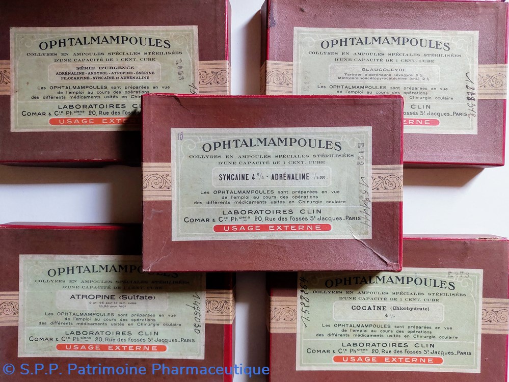 OPHTALMAMPOULES COCAÏNE Chlorhydrate 4% 8 science pharmacie ophtalmampoules cocaine chlorhydrate 4