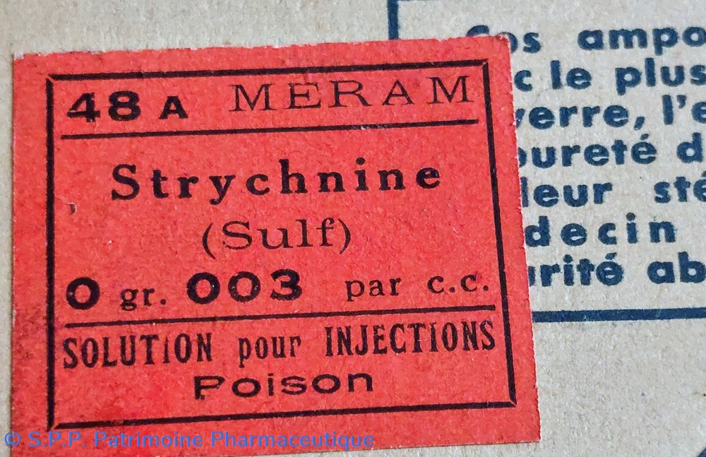 science pharmacie strychnine 48 a 6 ampoules meram