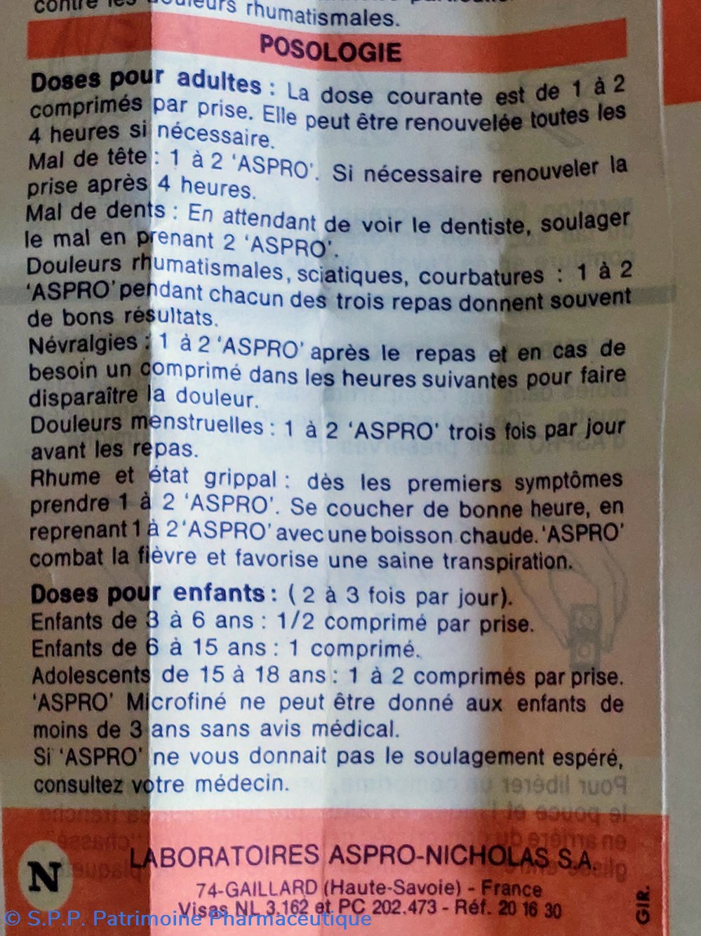 science aspro microfine 20 comprimes