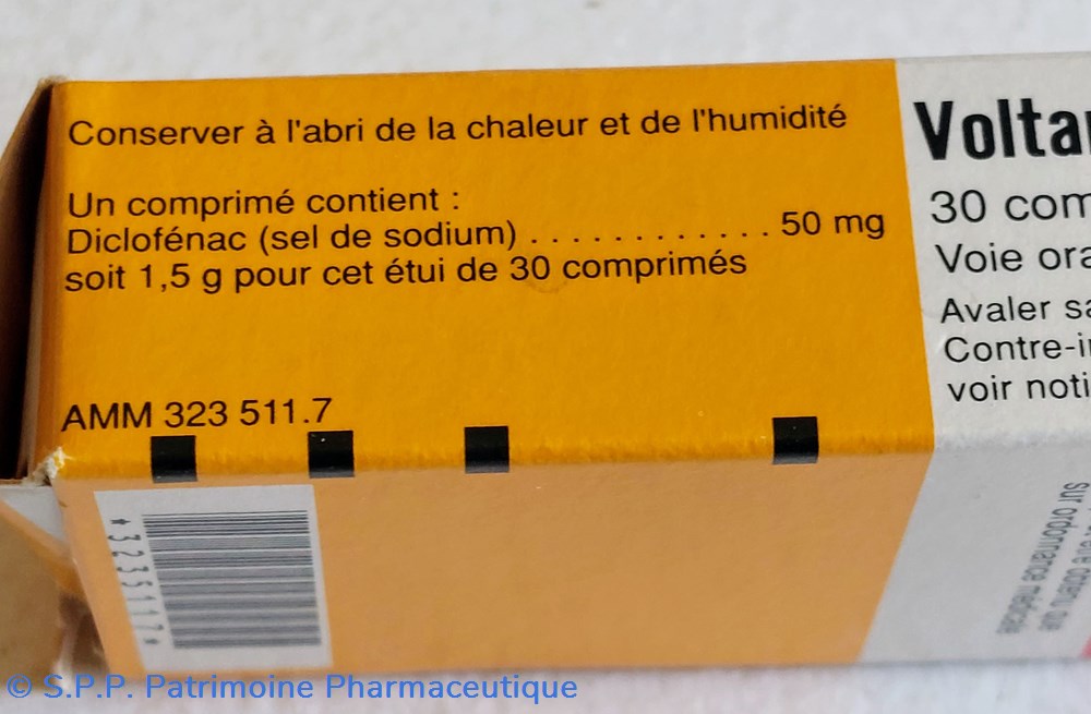 VOLTARÈNE 50 ( Comprimés) GEIGY 4 science voltarene 50 comprimes geigy