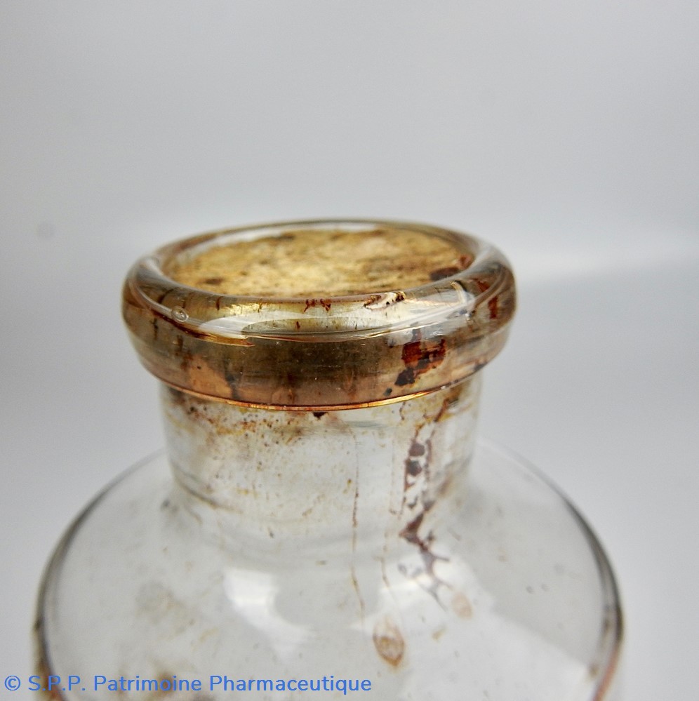 Flacon en verre petit modèle Pharmacie RAVASSE 4 science flacon en verre petit modele pharmacie ravasse