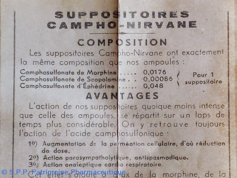 science pharmacie campho nirvane 10 suppositoires
