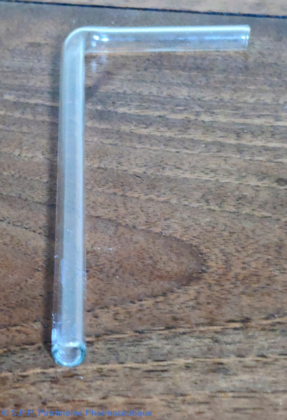 Paille de laboratoire / tube coudé en verre 2 science pharmacie paille de laboratoire tube coude en verre