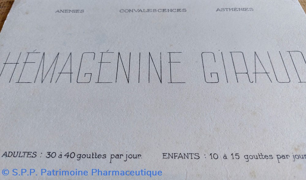 science pharmacie hemagenine giraud gouttes anemie asthenie convalescences