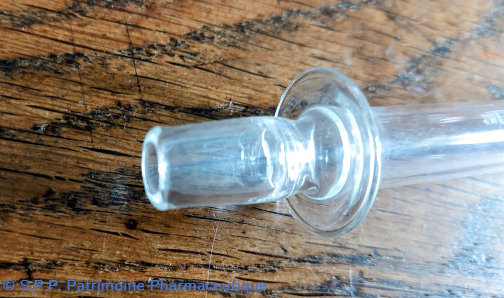 Tube en verre aplati à une extrémité 20cm 4 science pharmacie tube en verre aplati a une extremite 20cm