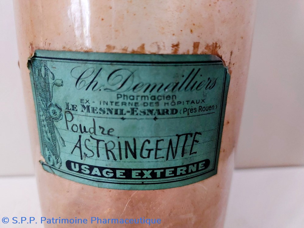 Poudre Astringente 2 science pharmacie poudre astringente