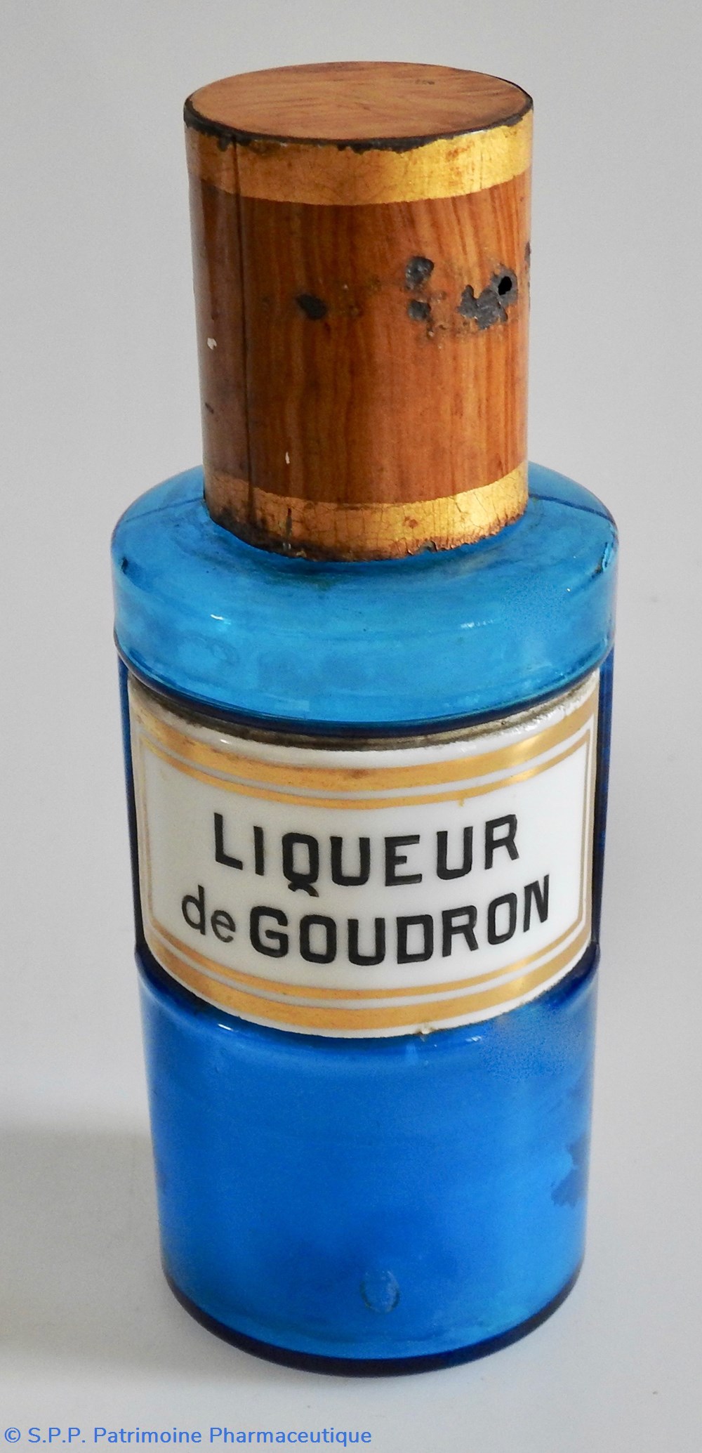 LIQUEUR de GOUDRON flacon P.M. science pharmacie liqueur de goudron flacon p m