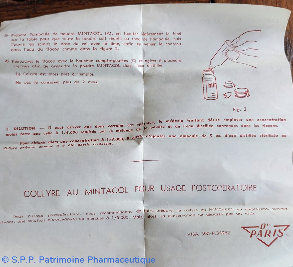 science pharmacie collyre mintacol bayer