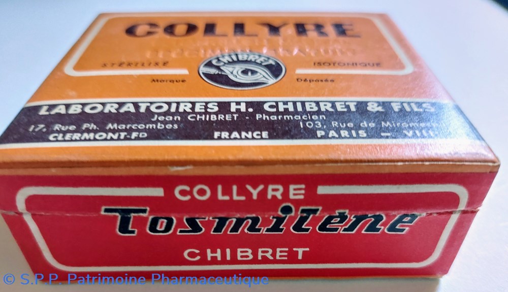 COLLYRE TOSMILÉNE CHIBRET science pharmacie collyre tosmilene chibret